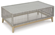 Seton Creek - Rectangular Cocktail Table - Gray - R&R Furniture Gallery (Fountain Valley, CA)