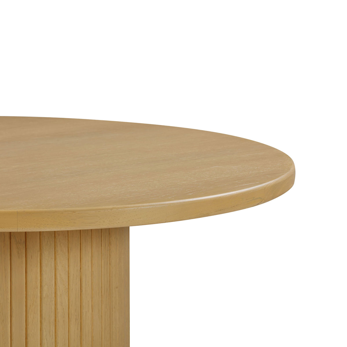 Chelsea - Ash Wood Round Dining Table - R&R Furniture Gallery (Fountain Valley, CA)