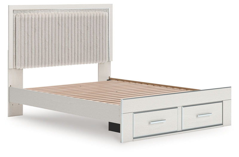 Zuraleus - Upholstered Panel Platform Storage Bed - R&R Furniture Gallery (Fountain Valley, CA)