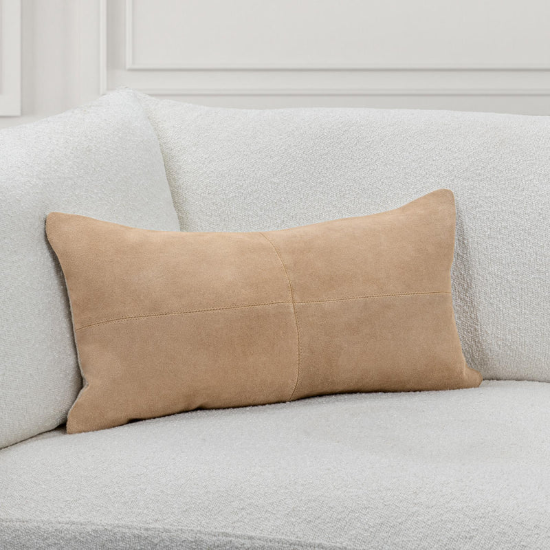 Clemson SLD suede accent pillow by Classic Home featuring plush suede fabric and stylish design for home decor.