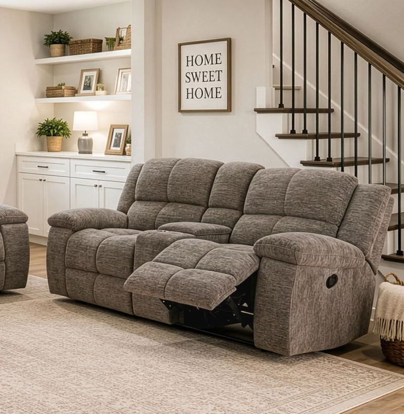 Buster - Manual Reclining Console Loveseat