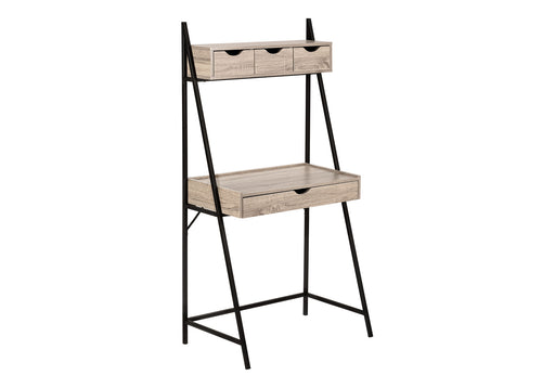 Computer Desk For Home Office, Laptop, Leaning, Storage Drawers, Contemporary & Modern - R&R Furniture Gallery (Fountain Valley, CA)