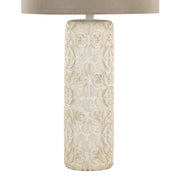 Lumi Source Charlotte contemporary table lamp set with brown and beige bases and shades, modern design for living space decor.
