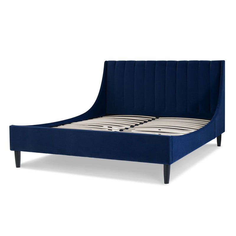 Aspen - Vertical Tufted Modern Headboard Platform Bed Set - R&R Furniture Gallery (Fountain Valley, CA)