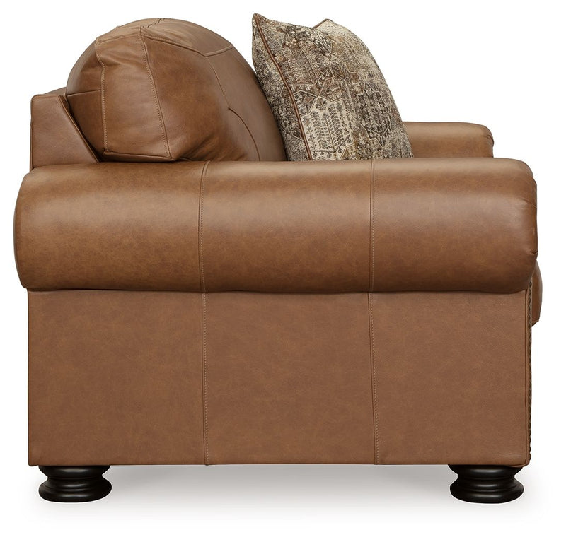 Carianna - Chair And A Half - Caramel - R&R Furniture Gallery (Fountain Valley, CA)