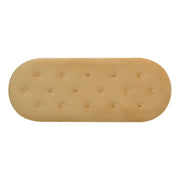 Melinda - Oval Tufted Bullion Fringe Storage Bench - R&R Furniture Gallery (Fountain Valley, CA)