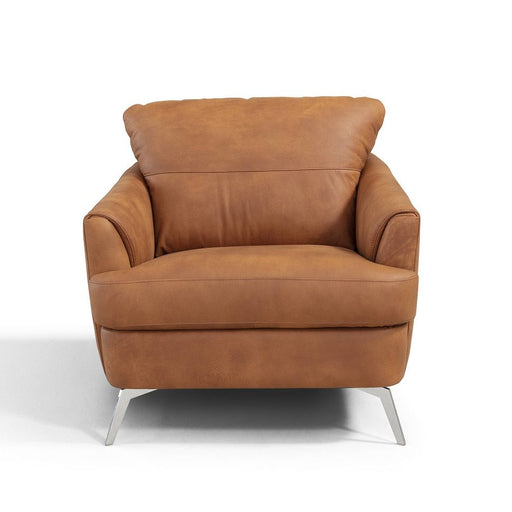 Safi - Chair - Cappuccino Leather - R&R Furniture Gallery (Fountain Valley, CA)