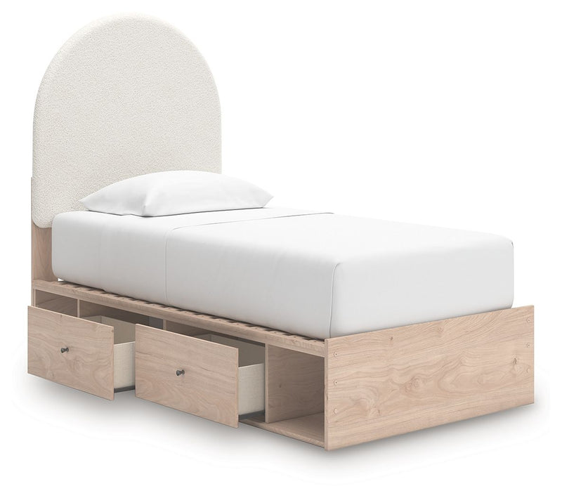Arloster - Upholstered Panel Bed - R&R Furniture Gallery (Fountain Valley, CA)