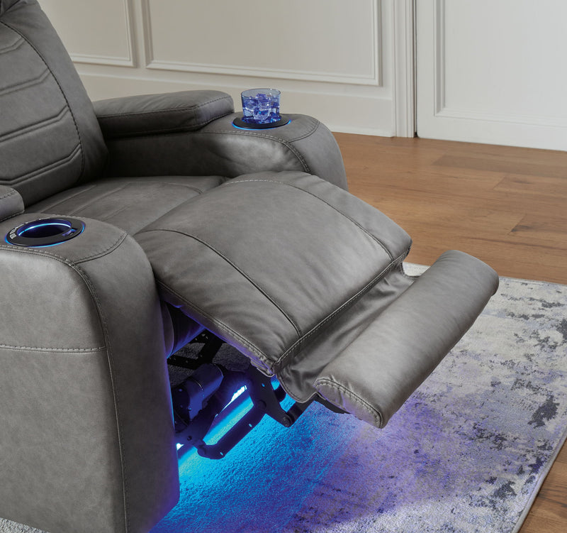Schooner Rocks - Power Recliner / Adj Headrest - R&R Furniture Gallery (Fountain Valley, CA)