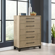 6 Drawer Chest With Smooth Glides - Brown - R&R Furniture Gallery (Fountain Valley, CA)