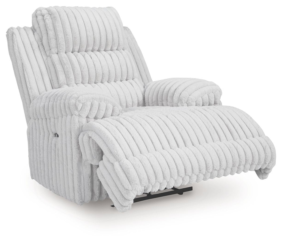 Rhines Falls - Zero Wall Recliner - Alloy - R&R Furniture Gallery (Fountain Valley, CA)