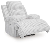 Rhines Falls - Zero Wall Recliner - Alloy - R&R Furniture Gallery (Fountain Valley, CA)