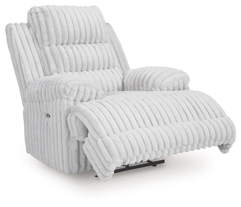 Rhines Falls - Zero Wall Recliner - Alloy - R&R Furniture Gallery (Fountain Valley, CA)