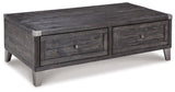 Todoe - Lift Top Cocktail Table - Dark Gray - R&R Furniture Gallery (Fountain Valley, CA)