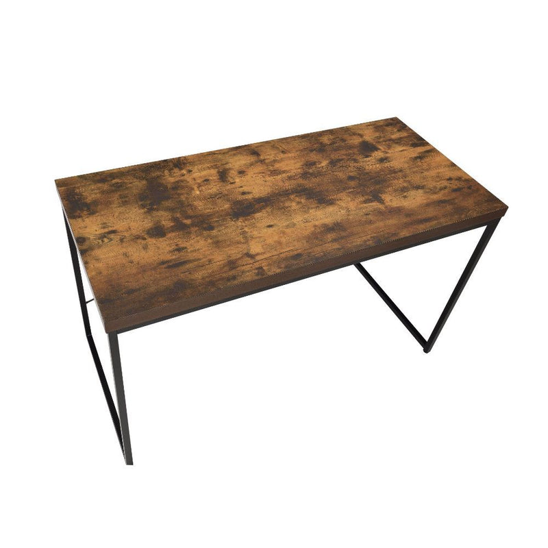 Bob - Writing Desk (Same Ac00906) - Weathered Oak & Black - R&R Furniture Gallery (Fountain Valley, CA)