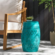 12" Outdoor Lace Cut Side Table - R&R Furniture Gallery (Fountain Valley, CA)