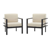 Modern Outdoor Lounge Chair With Aluminum Frame And Weather Resistant Cushions - R&R Furniture Gallery (Fountain Valley, CA)
