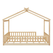 Bed House Bed Frame With Fence - R&R Furniture Gallery (Fountain Valley, CA)