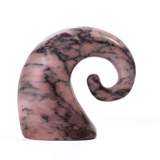 Marble Elephant Statue - Pink Green - R&R Furniture Gallery (Fountain Valley, CA)