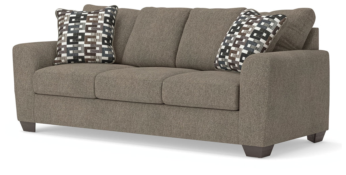 Triston-Peaks - Queen Sofa Sleeper - Suede - R&R Furniture Gallery (Fountain Valley, CA)