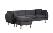 Brayden - Fabric Sectional Sofa Chaise - R&R Furniture Gallery (Fountain Valley, CA)