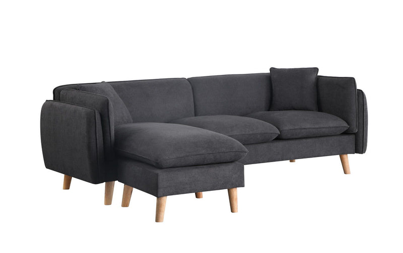 Brayden - Fabric Sectional Sofa Chaise - R&R Furniture Gallery (Fountain Valley, CA)