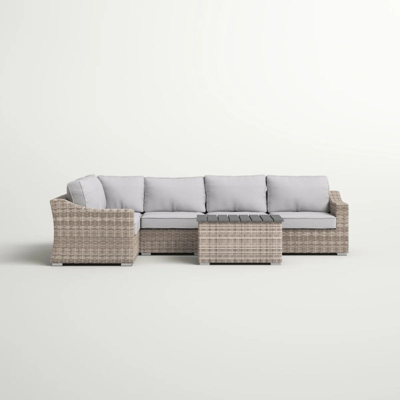 Stylish Sofa Seating Group With Cushions Perfect For Outdoor Gatherings - R&R Furniture Gallery (Fountain Valley, CA)