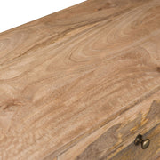 3 Drawer Sideboard With 2 Doors (KD Legs) - Natural - R&R Furniture Gallery (Fountain Valley, CA)