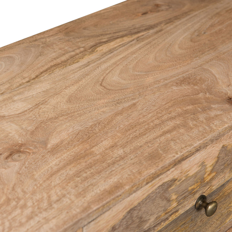 3 Drawer Sideboard With 2 Doors (KD Legs) - Natural - R&R Furniture Gallery (Fountain Valley, CA)