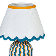 Blum - Scalloped Cotton Mache Table Lamp - R&R Furniture Gallery (Fountain Valley, CA)