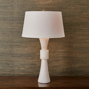 Banded - Table Lamp - Alabaster