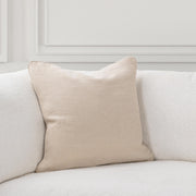 Classic Home Bedford SLD Linen Pillow, accent pillow with textured linen fabric and subtle neutral tones.