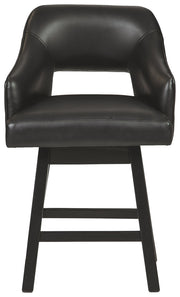 Tallenger - Upholstered Swivel Barstool (Set of 2) - R&R Furniture Gallery (Fountain Valley, CA)