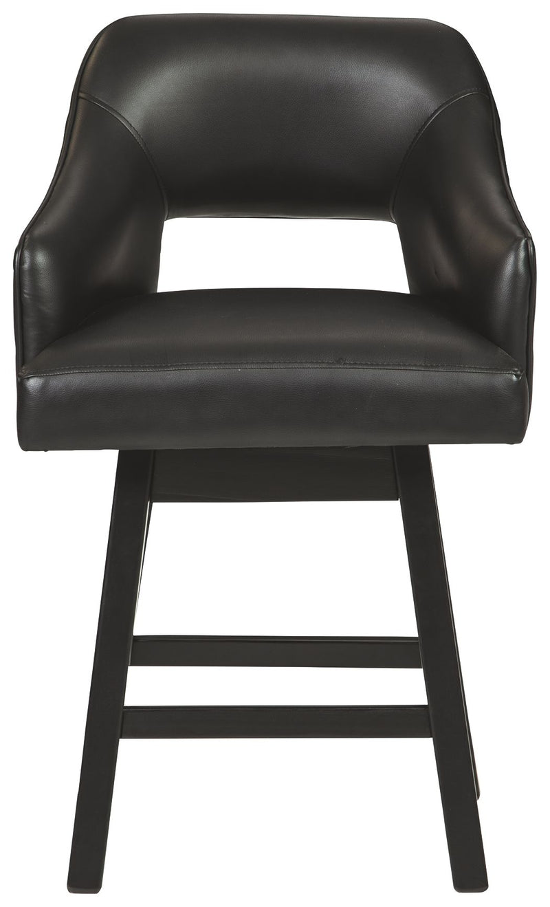 Tallenger - Upholstered Swivel Barstool (Set of 2) - R&R Furniture Gallery (Fountain Valley, CA)