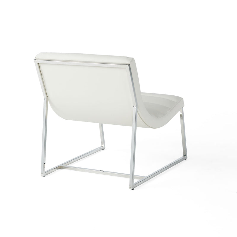 Wilmouth - Roll Occasional Chair - White - R&R Furniture Gallery (Fountain Valley, CA)