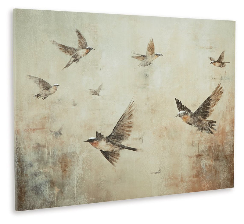 Collmund - Wall Art - Gray / Brown - R&R Furniture Gallery (Fountain Valley, CA)