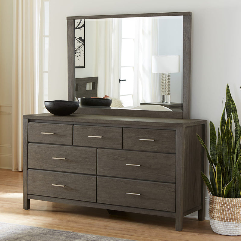 Nevis Dresser Mirror in Sharkskin