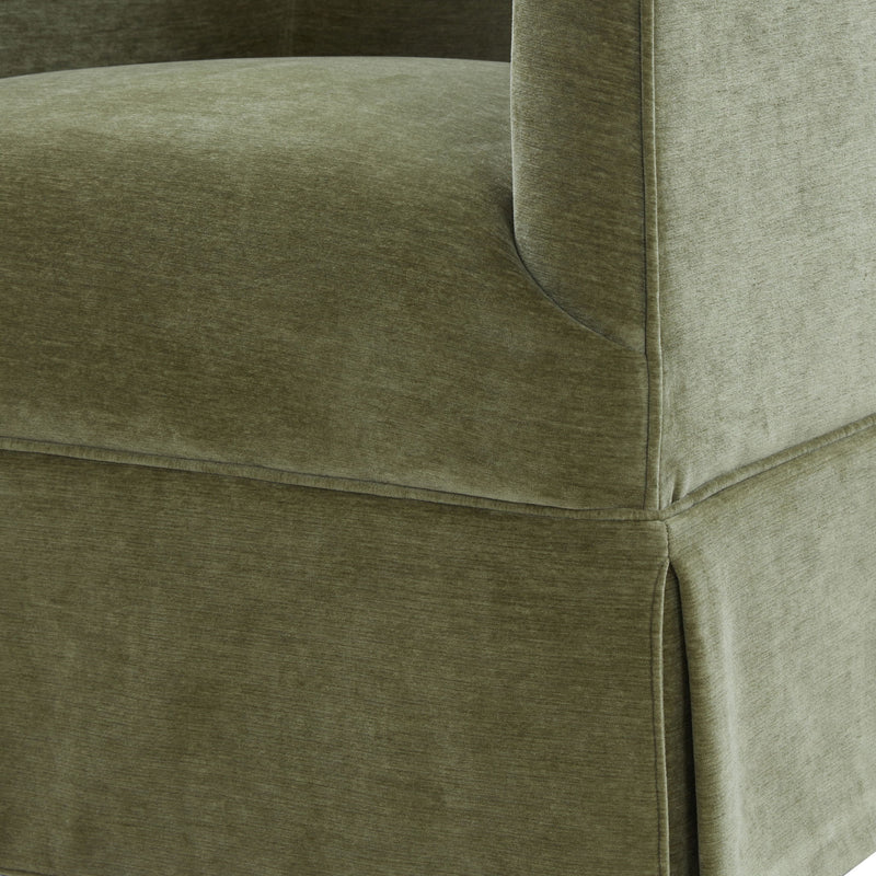 Elm - Skirted Swivel Chair - R&R Furniture Gallery (Fountain Valley, CA)