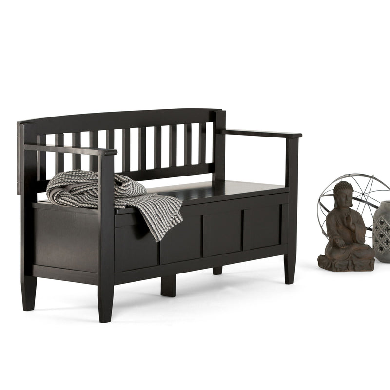 Brooklyn - Handcrafted Entryway Storage Bench - R&R Furniture Gallery (Fountain Valley, CA)