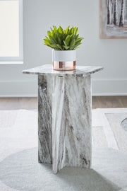 Keithwell - Square Accent Table - Gray - R&R Furniture Gallery (Fountain Valley, CA)