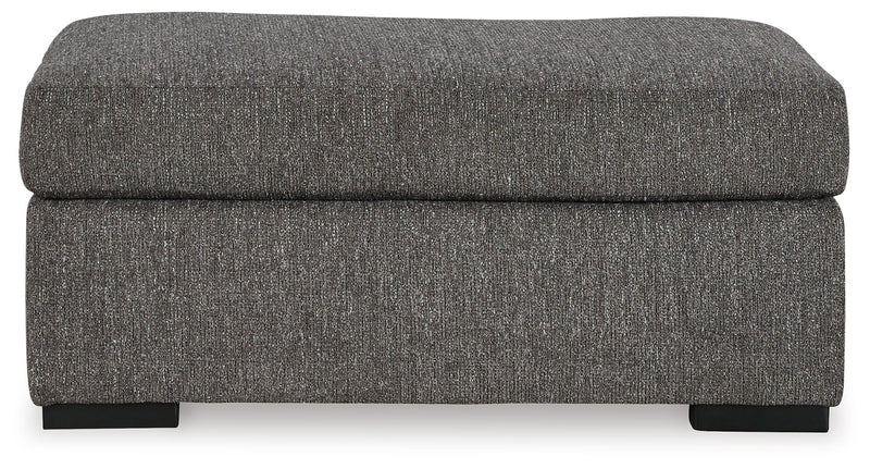Gardiner - Ottoman - Pewter - R&R Furniture Gallery (Fountain Valley, CA)
