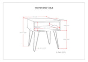 Hunter - End Table - Natural - R&R Furniture Gallery (Fountain Valley, CA)