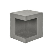 Contemporary square accent table by 8th Street, suitable for indoor or outdoor use, with a sleek modern design and sturdy construction.