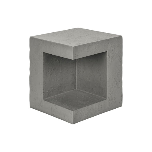 Contemporary square accent table by 8th Street, suitable for indoor or outdoor use, with a sleek modern design and sturdy construction.