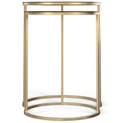 Drake - 2 Piece Nesting Table - Antique Nickel / Antique Copper - R&R Furniture Gallery (Fountain Valley, CA)