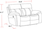 Theon - Manual Glider Reclining Sofa Set - R&R Furniture Gallery (Fountain Valley, CA)