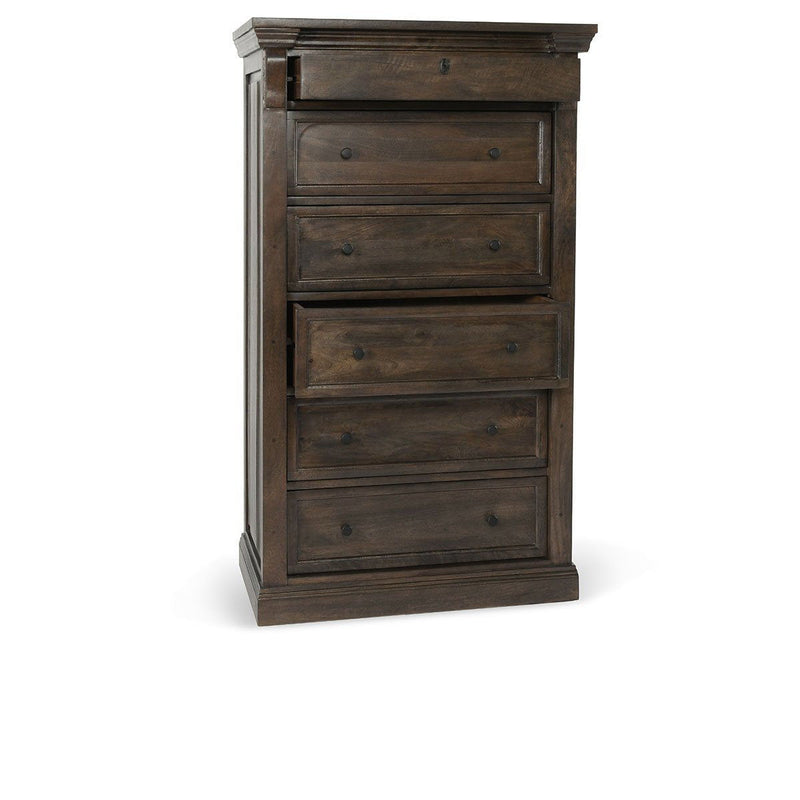 Adelaide - Wood 6 Drawer Chest - Cocoa Brown - R&R Furniture Gallery (Fountain Valley, CA)