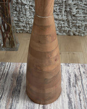 Ailsa - Wood Floor Lamp - Natural Brown - R&R Furniture Gallery (Fountain Valley, CA)