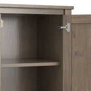 Ela - Medium TV Stand - Smoky Brown - R&R Furniture Gallery (Fountain Valley, CA)