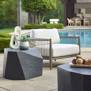 Uttermost Parra outdoor coffee table with a sleek, modern design and durable surface, ideal for outdoor patio or garden seating areas.